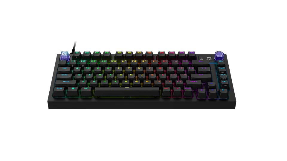 Teclado mecánico Logitech G316 X 75 RGB táctil inglés negro por mayor 2
