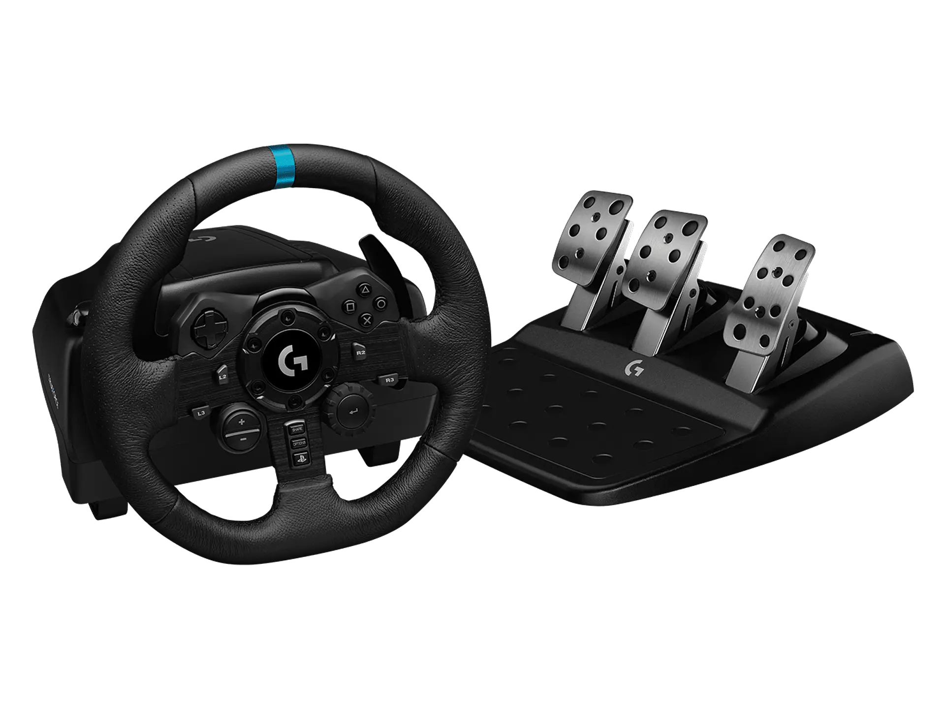 Volante Logitech G G923 TRUEFORCE con pedales PlayStation por mayor 1