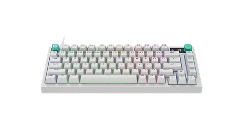 Teclado mecánico Logitech G316 X 75 RGB táctil inglés blanco por mayor