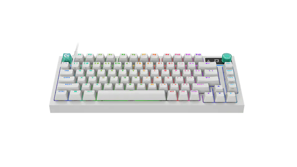 Teclado mecánico Logitech G316 X 75 RGB táctil inglés blanco por mayor 2