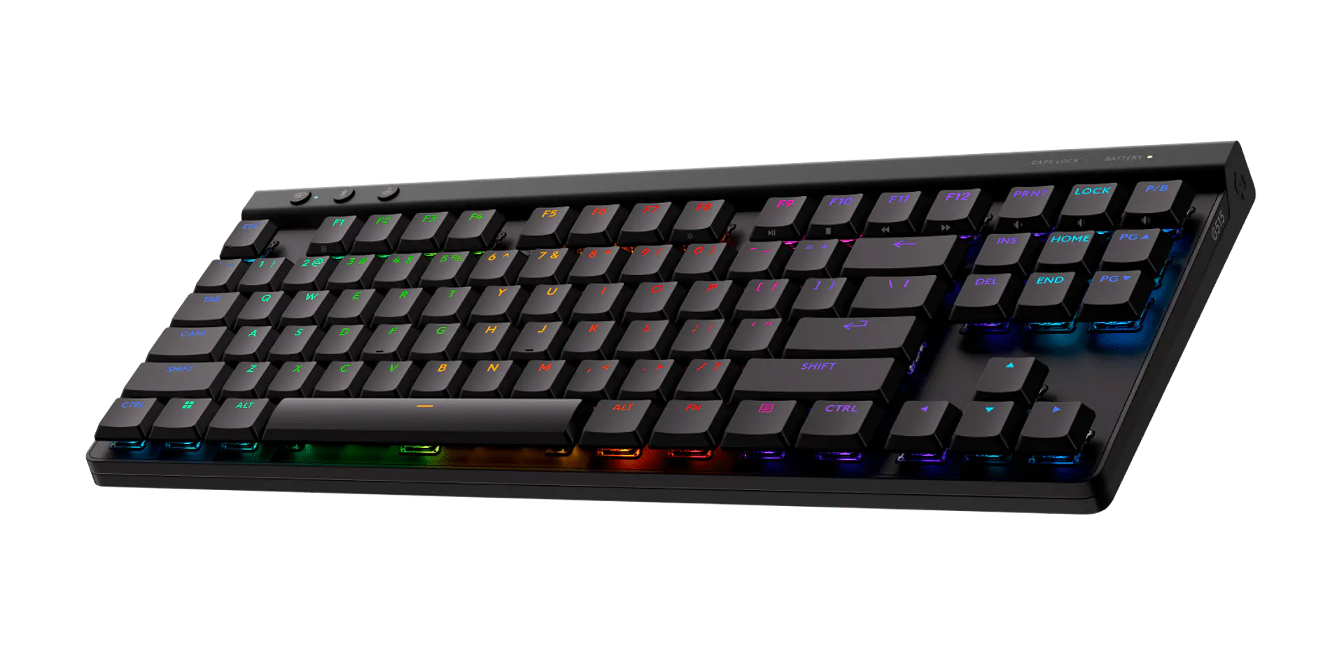 Teclado mecánico Logitech G515 LIGHTSPEED TKL táctil inglés negro por mayor 3
