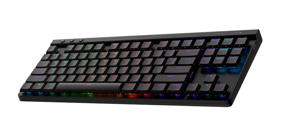 Teclado mecánico Logitech G515 LIGHTSPEED TKL táctil inglés negro por mayor 3