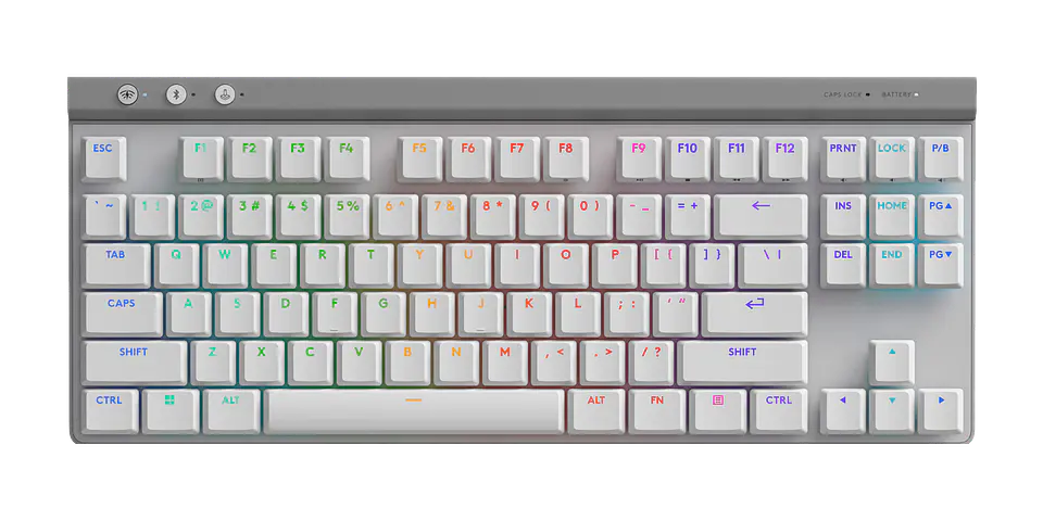 Teclado mecánico Logitech G515 LIGHTSPEED TKL táctil inglés blanco por mayor 1
