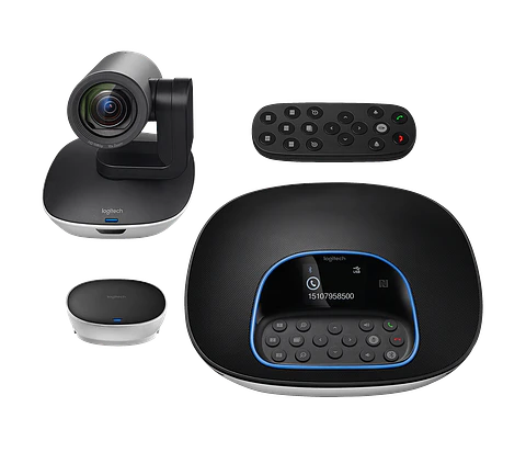 Sistema Logitech GROUP con micrófonos de expansión por mayor