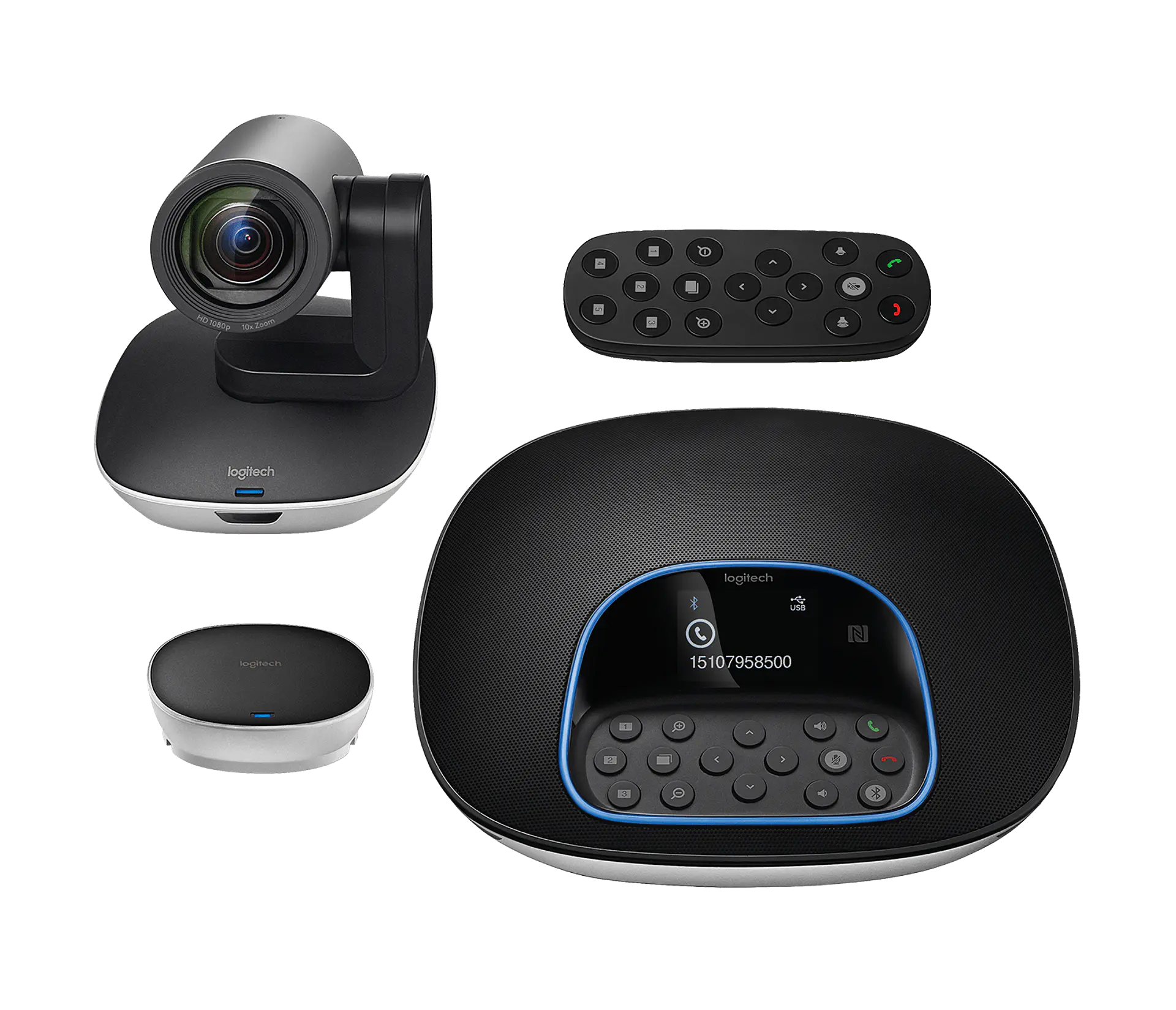 Sistema Logitech GROUP con micrófonos de expansión por mayor 1