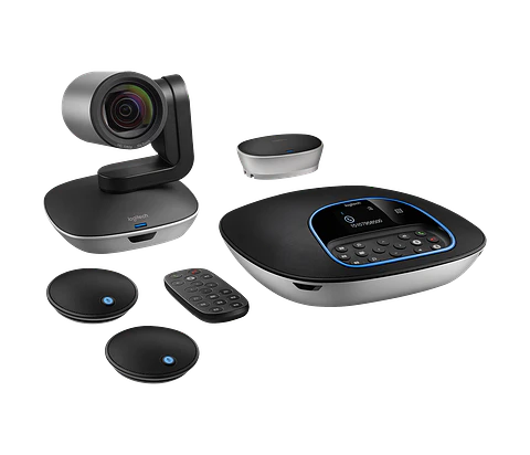 Sistema Logitech GROUP con micrófonos de expansión por mayor
