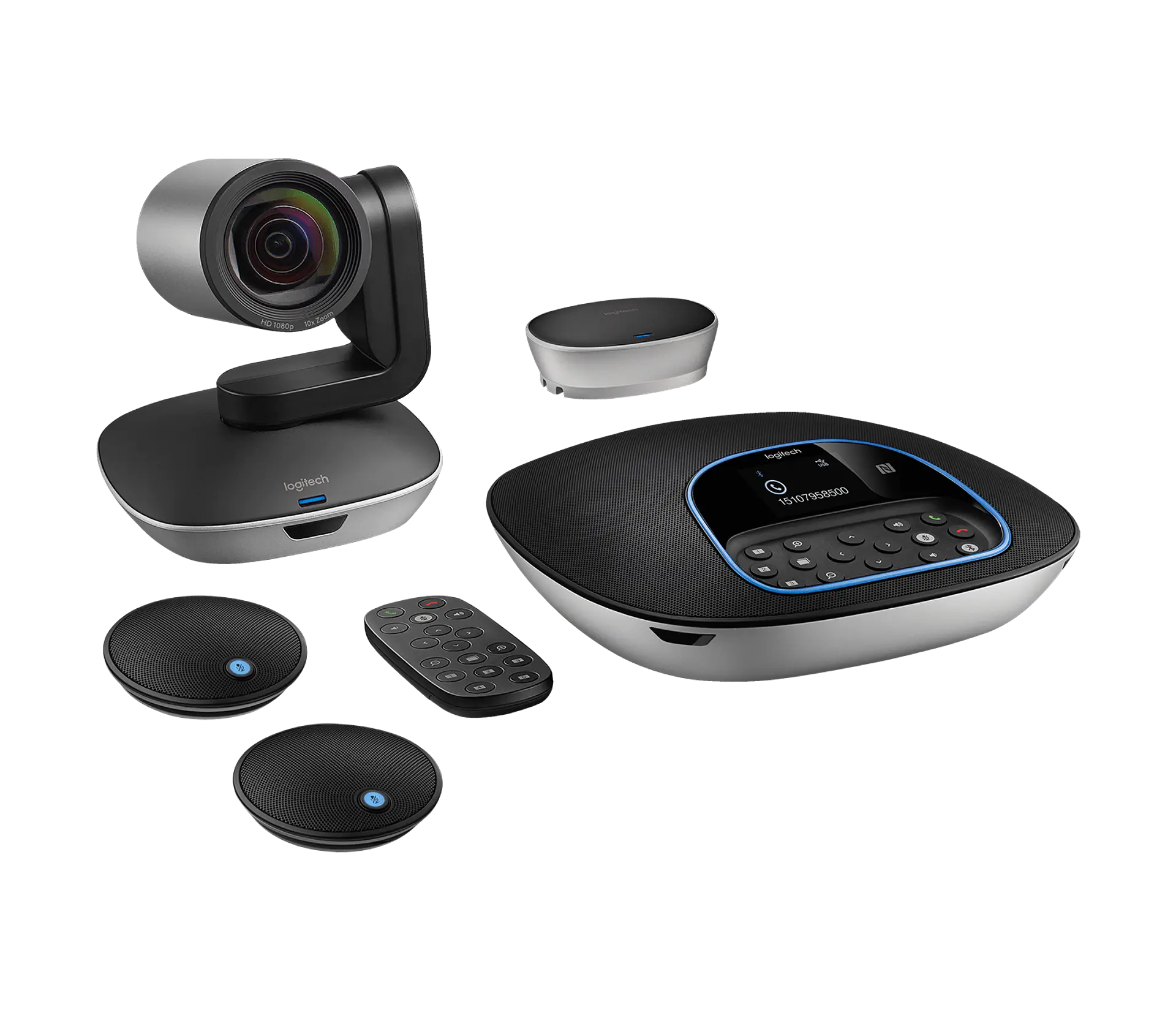 Sistema Logitech GROUP con micrófonos de expansión por mayor 2