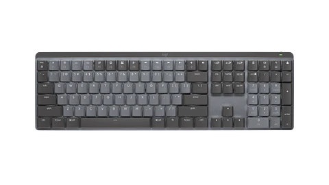 Teclado Logitech MX Mechanical táctil inalámbrico español grafito por mayor