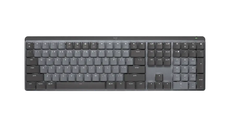 Teclado Logitech MX Mechanical táctil inalámbrico español grafito por mayor 1
