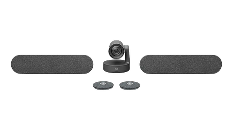 Sistema Logitech Rally Plus 4K con 2 micrófonos por mayor