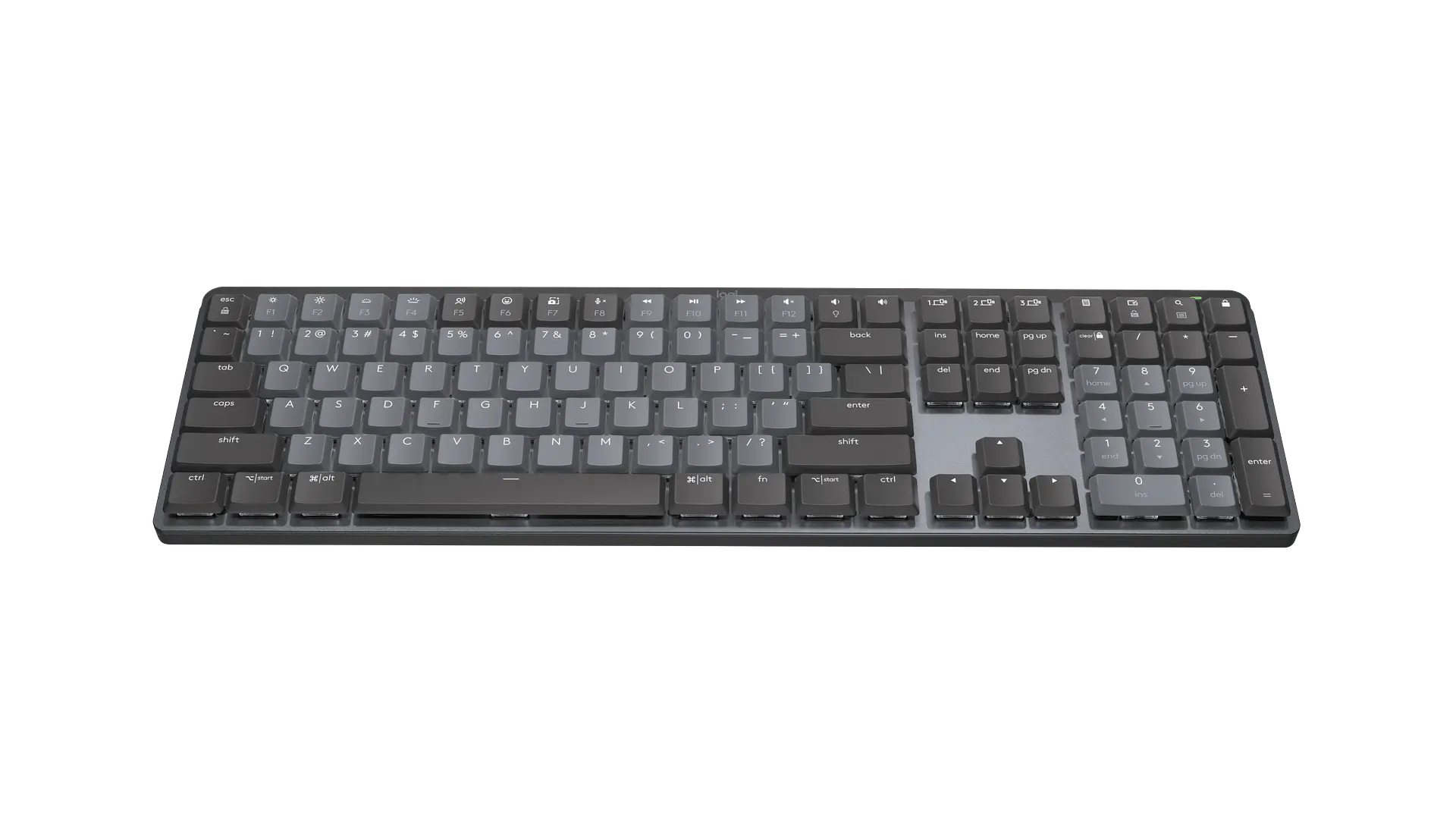 Teclado Logitech MX Mechanical táctil inalámbrico español grafito por mayor 2