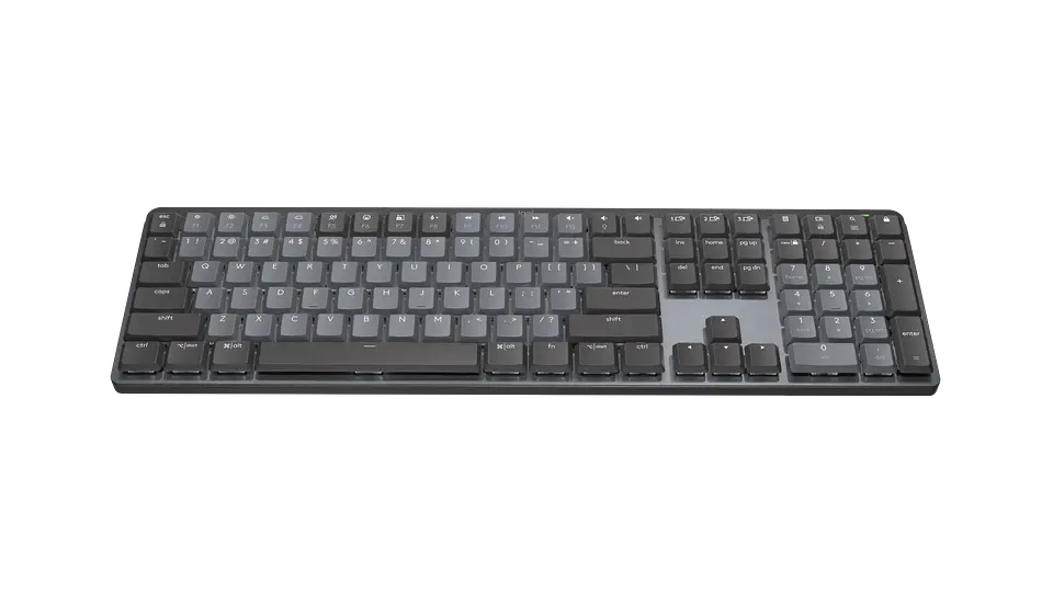 Teclado Logitech MX Mechanical táctil inalámbrico español grafito por mayor 2
