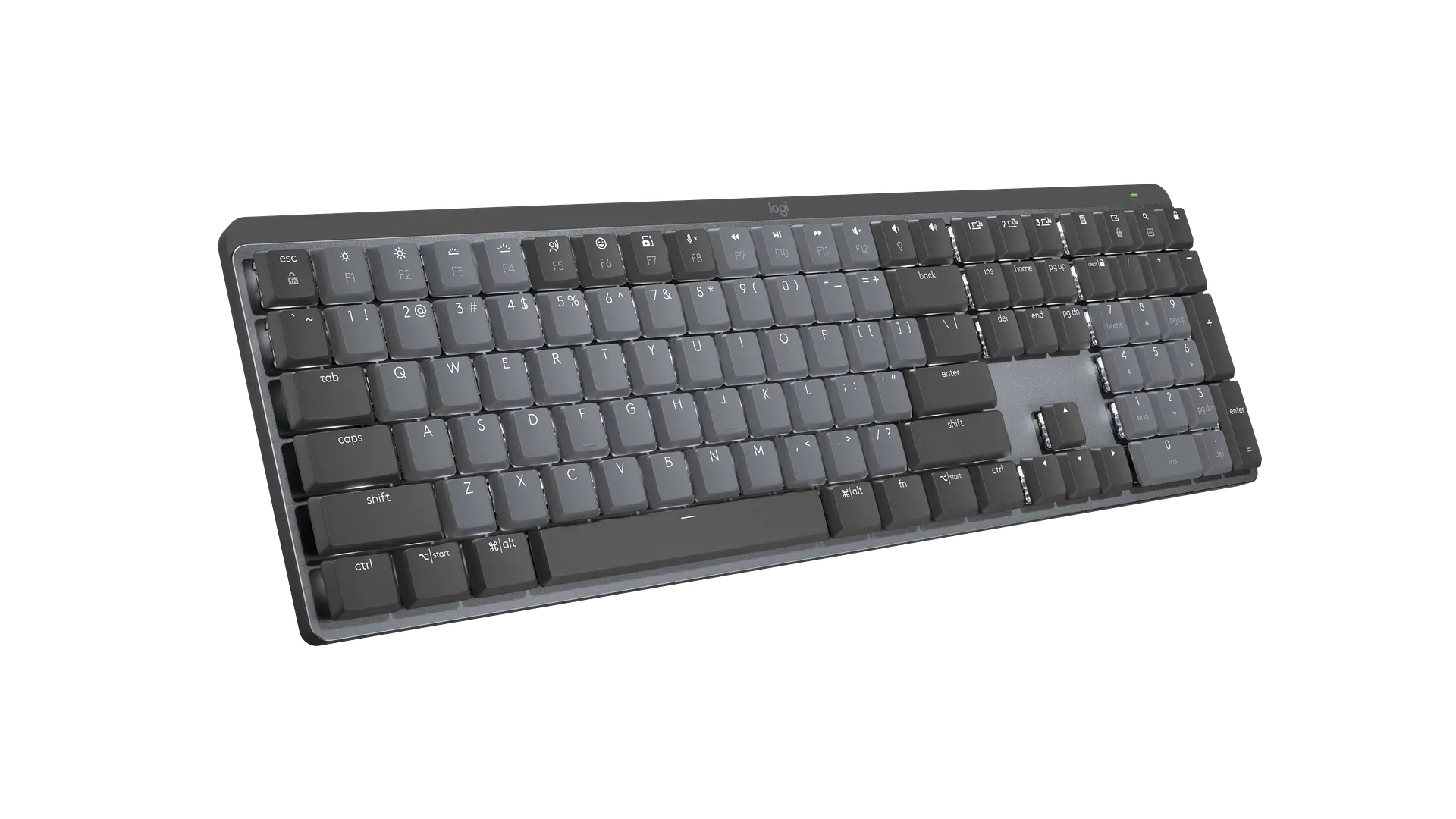Teclado Logitech MX Mechanical táctil inalámbrico español grafito por mayor 3