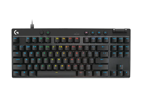 Teclado magnético Logitech G PRO X TKL RAPID USB inglés negro por mayor