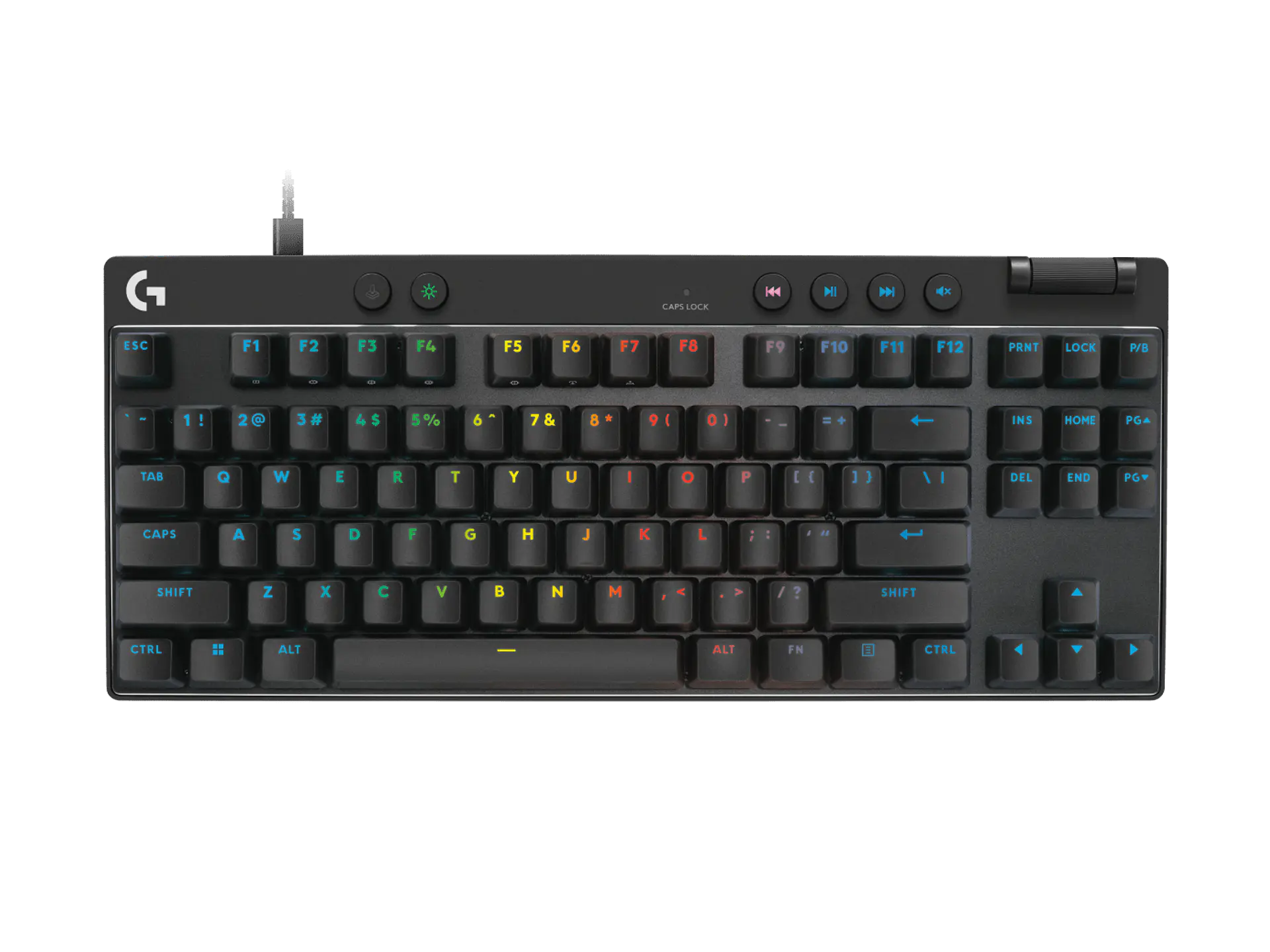 Teclado magnético Logitech G PRO X TKL RAPID USB inglés negro por mayor 1