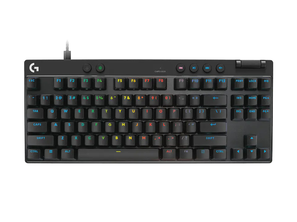 Teclado magnético Logitech G PRO X TKL RAPID USB inglés negro por mayor 1