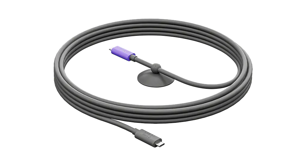 Cable Logitech Active USB-C de 5 m para MeetUp 2 por mayor 1