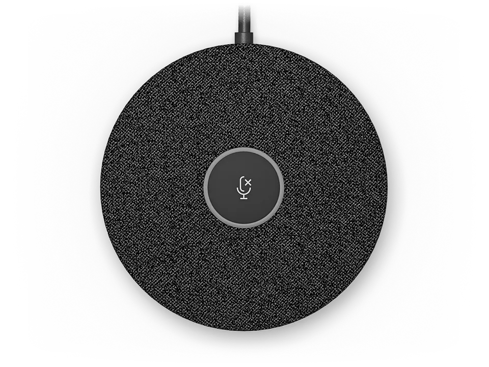 Micrófono de sala Logitech Rally Mic Pod grafito por mayor 2