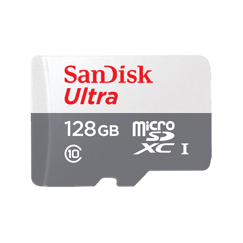 Tarjeta microSD SanDisk Ultra 128GB 100MB/s con adaptador SD por mayor