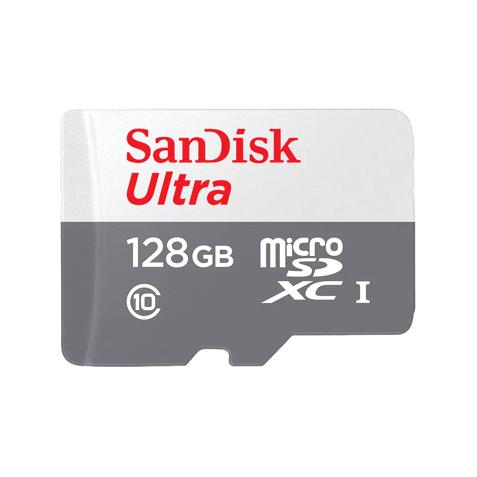Tarjeta microSD SanDisk Ultra 128GB 100MB/s con adaptador SD por mayor 1