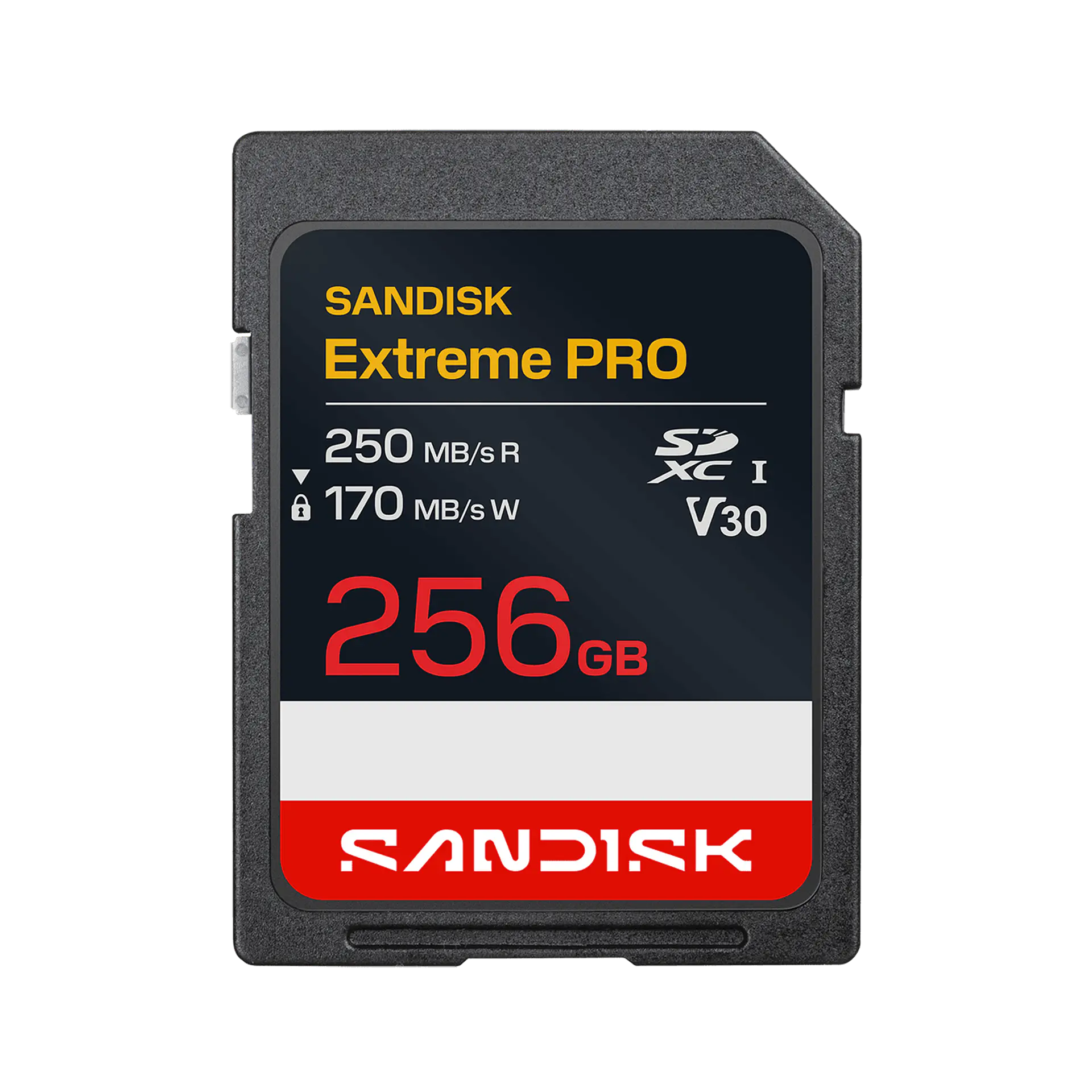 Tarjeta SD SanDisk Extreme PRO 256GB 250MB/s UHS-I V30 4K por mayor 1