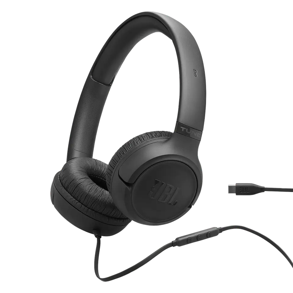 Audífonos con cable JBL Tune 530C USB-C por mayor - Negro 1
