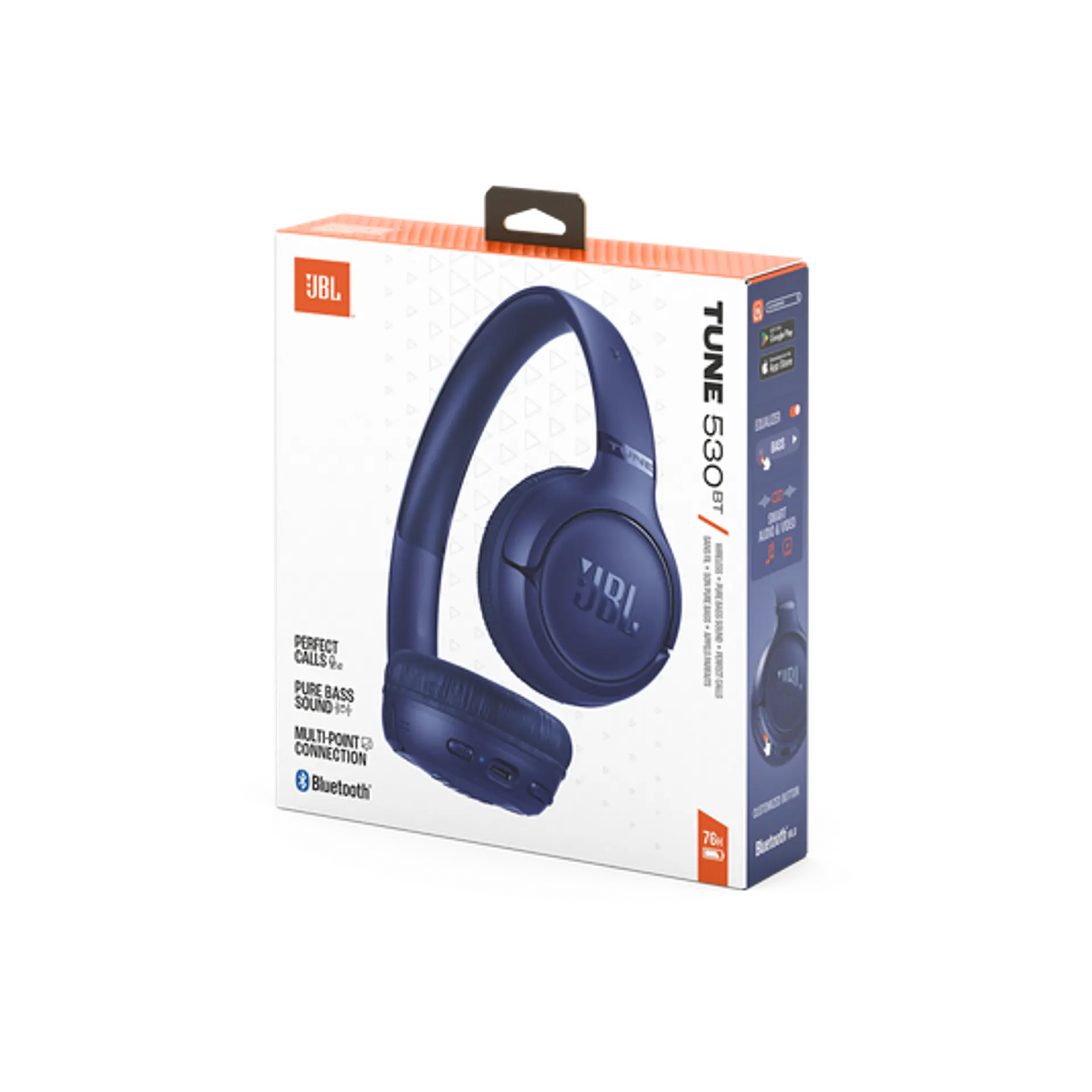 Audífonos Bluetooth JBL Tune 530BT por mayor - Azul 6