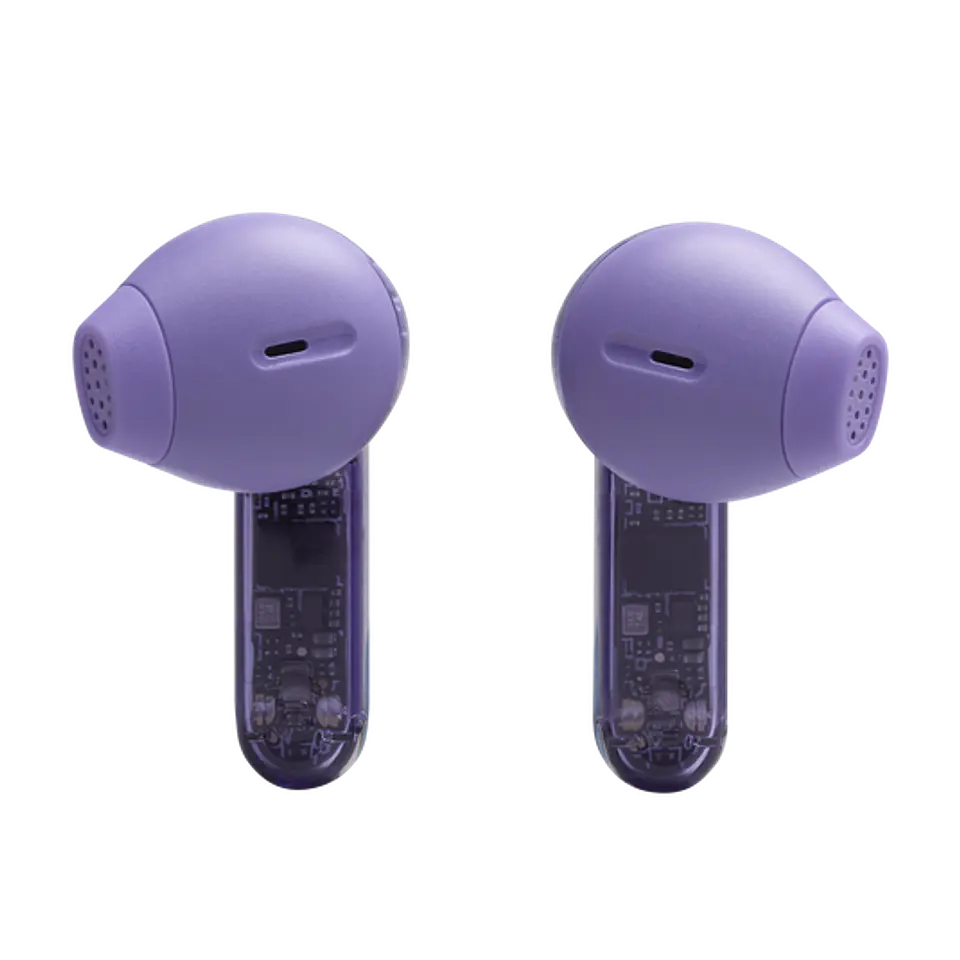 Audífonos TWS ANC JBL Tune Flex 2 Ghost Edition por mayor - Morado translúcido 4