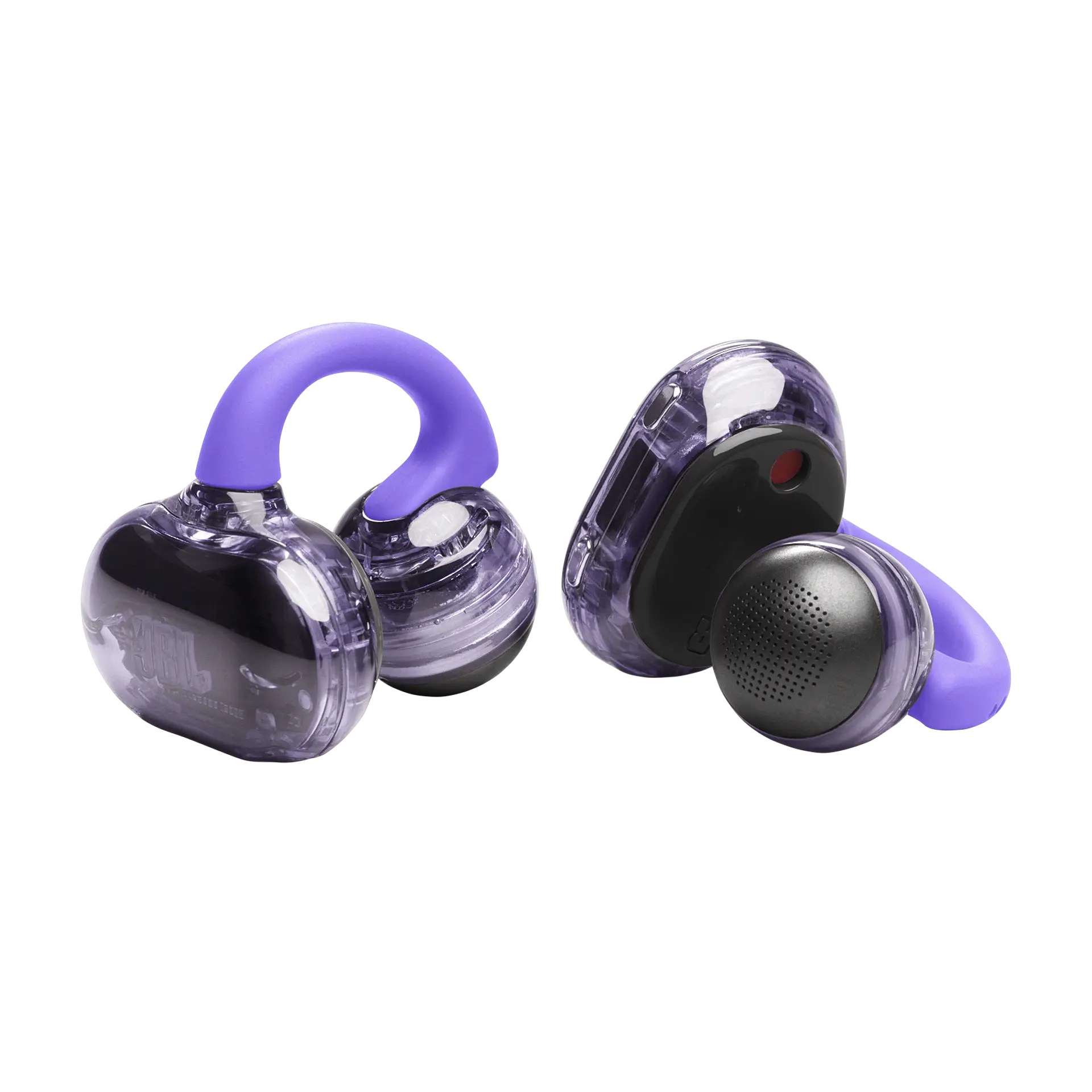 Audífonos abiertos TWS JBL Soundgear Clips por mayor - Morado 2