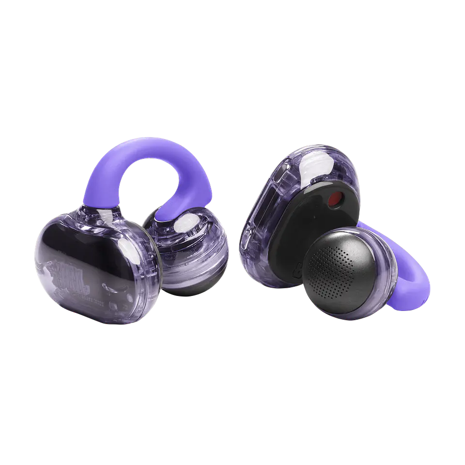 Audífonos abiertos TWS JBL Soundgear Clips por mayor - Morado 2