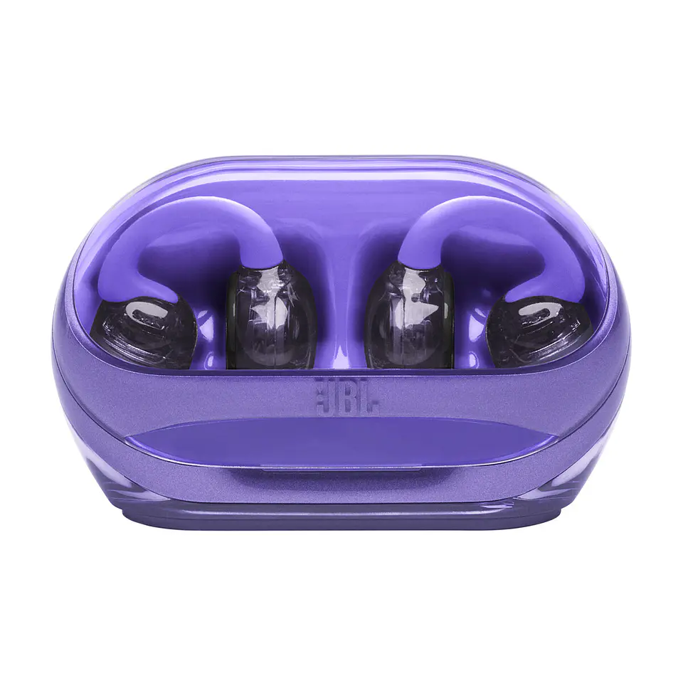 Audífonos abiertos TWS JBL Soundgear Clips por mayor - Morado 5