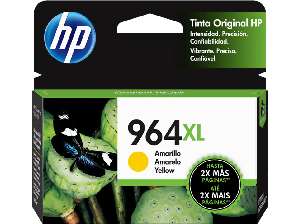 Cartucho de tinta original HP 964XL 3JA56AL por mayor - Amarillo 1