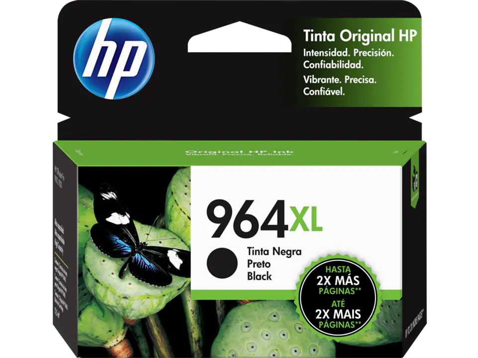 Cartucho de tinta original HP 964XL 3JA57AL por mayor - Negro 1