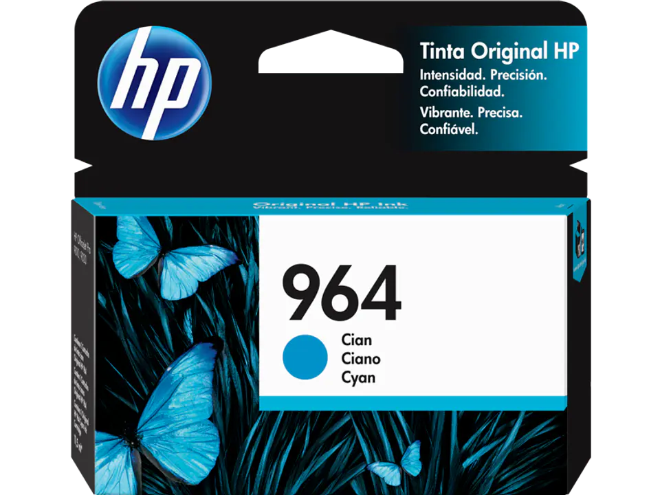 Cartucho de tinta original HP 964 3JA50AL por mayor - Cian 1