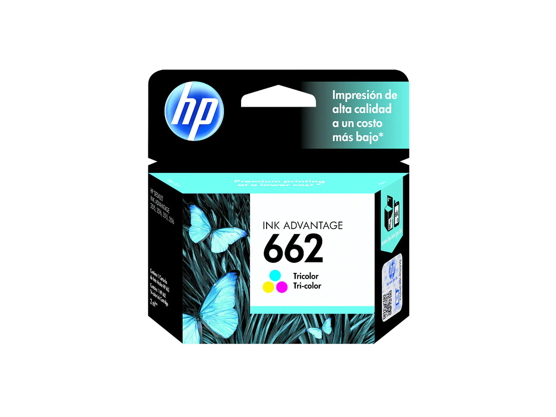 Cartucho de tinta original HP 662 CZ104AL por mayor - Tricolor 1