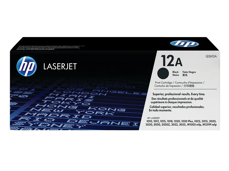 Tóner original HP 12A Q2612A por mayor - Negro 1