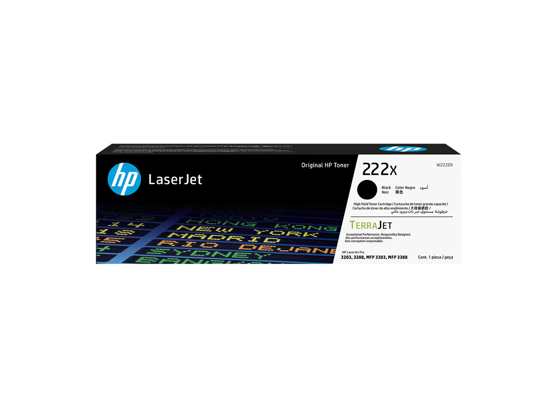 Tóner original HP 222X W2220X por mayor - Negro 1