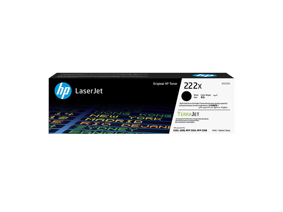 Tóner original HP 222X W2220X por mayor - Negro 1