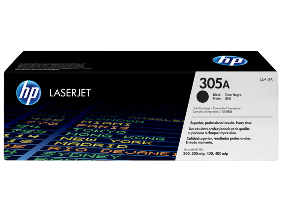 Tóner original HP 305A CE410A por mayor - Negro 1