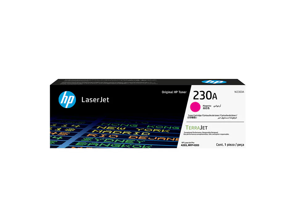 Tóner original HP 230A W2303A por mayor - Magenta 1