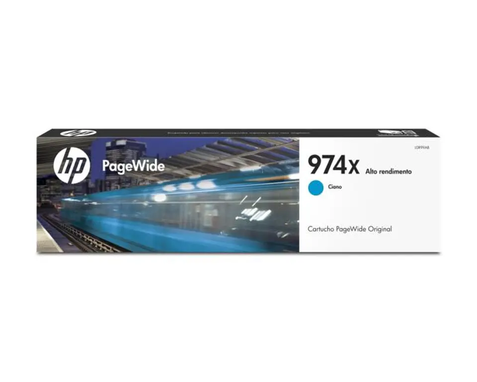 Cartucho de tinta original HP 974X L0R99AL por mayor - Cian 1