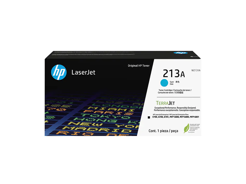 Tóner original HP 213A W2131A por mayor - Cian 1
