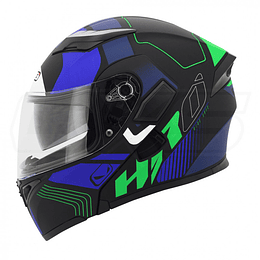 Casco Moto Hro 3400 Abatible Con Sun Visor Certificación Dot maatbless n.m az