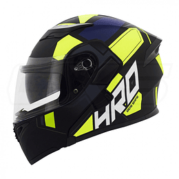  Casco Moto Hro 3400 Abatible Con Sun Visor Certificación Dot bionic n.m am.n