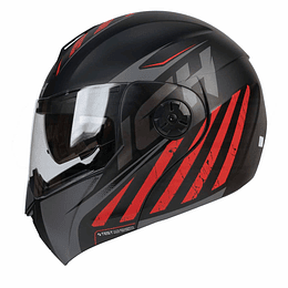 Casco moto Shaft pro 620 fibra de carbono integral solid 12k n.b sm