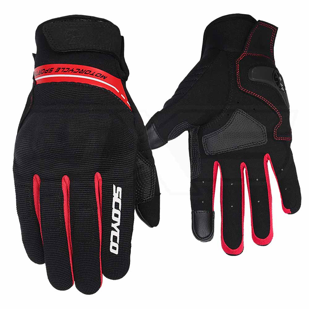 Guantes para moto scoyco mc75 stunt con touch protecciones