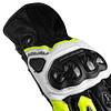 Guantes para moto armad gear aero mesh cuero largos sport