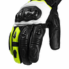 Guantes para moto armad gear aero mesh cuero largos sport