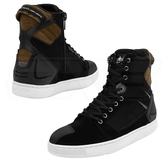 Botas para moto augi AU10 urban reforzadas tipo zapatilla