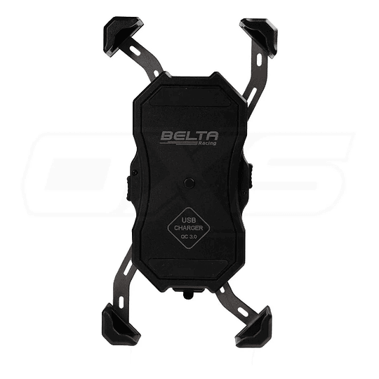  Soporte celular belta ux3 cargador qc3.0 inalámbrica volante y espejos moto ajustable